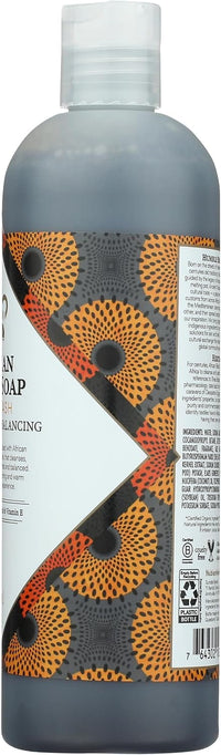 Nubian Heritage African Black Soap Body Wash For Unisex, 13 Oz