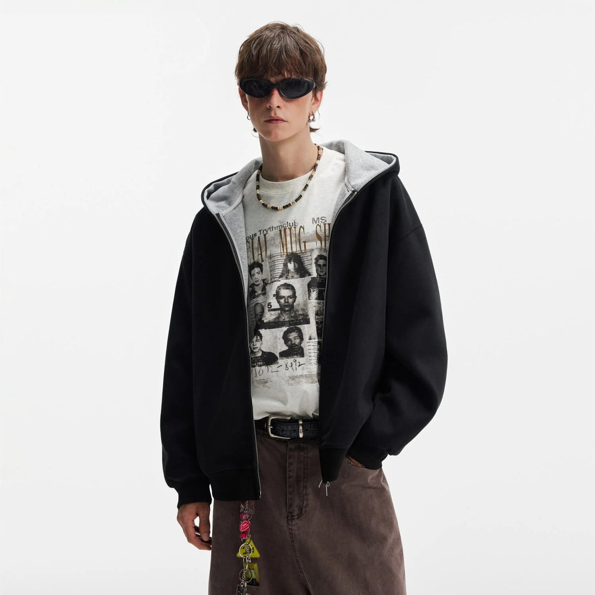 Men's And Women's Double zipper Jackets